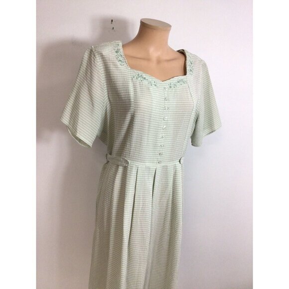Alyssa Brooke Cottage Core Maxi Dress Womens 1X - Picture 6 of 9